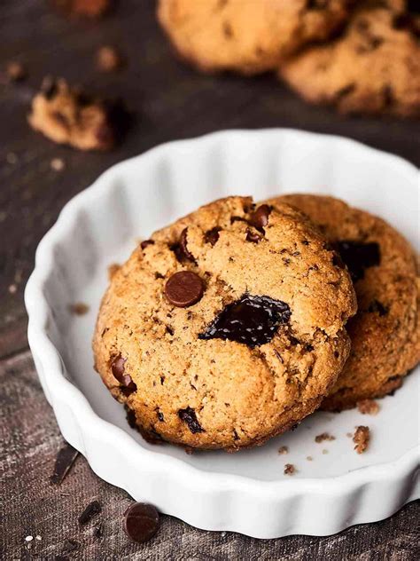 Healthy Chocolate Chip Cookies W Almond Flour Vegan And Gluten Free