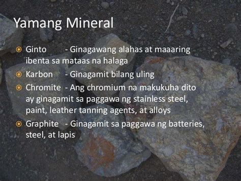 Mga Halimbawa Ng Yamang Mineral Sa Silangang Asya Any
