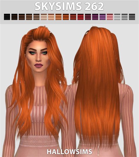 Sims CC S The Best Hair By Hallowsims