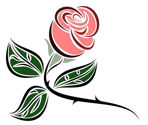 Rose Svg Rose Clipart Stencil Dxf Ai Eps  Png Laye