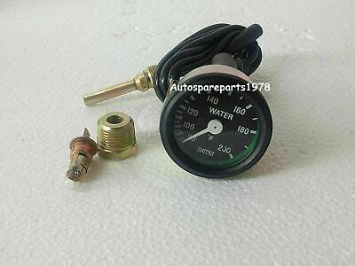 SMITHS WATER TEMPERATURE Gauge For Classic Cars Farenheit Black Bezel PicClick