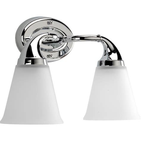 Bedroom, living & entertainment, dining & seating, kitchen Progress Lighting Lahara Collection 2-Light Chrome Vanity ...