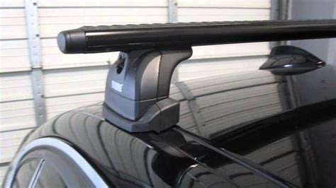 Bmw 3 Series With Thule 460r Podium Black Aeroblade Roof Rack By Rack