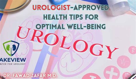 Urologist Approved Health Tips For Optimal Well Being