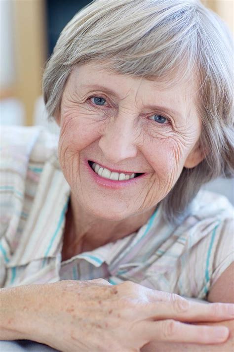 Happy Senior Woman Photograph By Ian Hootonscience Photo Library