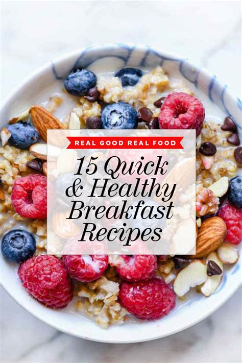 15 Healthy Breakfast Ideas To Get You Through The Week