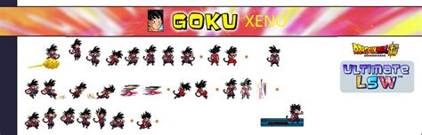 Xeno Goku Ulsw Sprite Sheet Wip By Mrruben7 On Deviantart