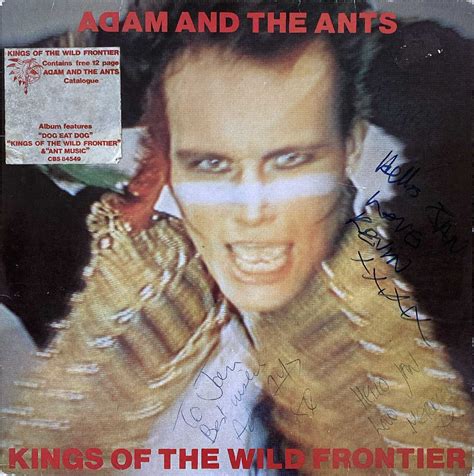 Lot 327 Adam And The Ants Signed Lp And Catalogue