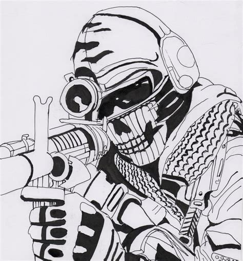 Call Of Duty Sketch At Explore Collection Of Call