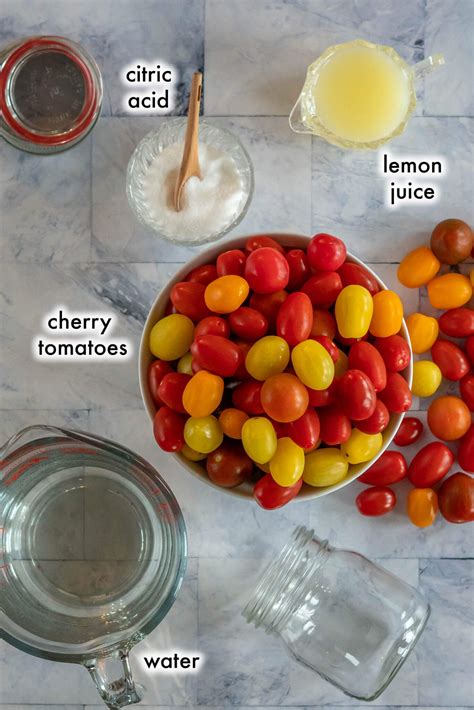 Easy Canned Cherry Tomatoes Water Bath Recipe Crave The Good