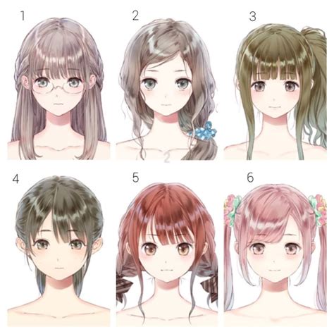Anime Hair Drawing Ideas