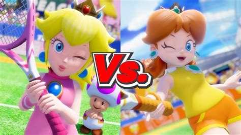 Mario Tennis Aces Peach Vs Daisy Youtube