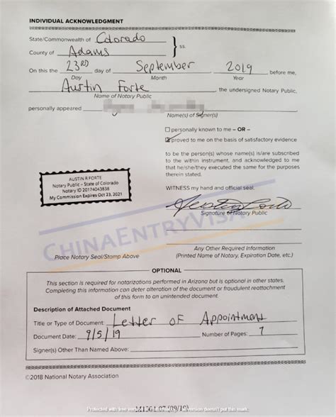 Document Notarization For Use In China Before Consulate Authentication