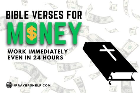 Bible Verses For Money That Work Immediately Prayers Help