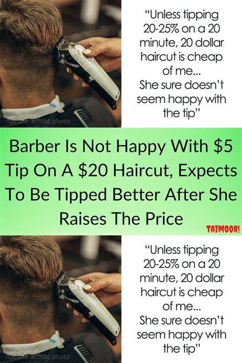 Guy Always Leaves A 5 Tip On His 20 Haircut And His Barber Seems Very Disappointed Artofit