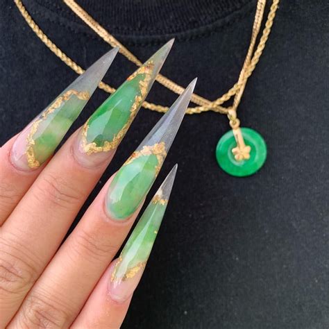 Jade 🐉 I Still Love These So Much Used Vanessa Nailz Acrylic Powders In “evergreen” And “minty