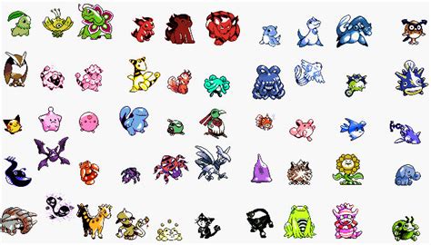 Pokemon Gold N Silver Colored Beta Sprites 1 50 By Louiehit123 On