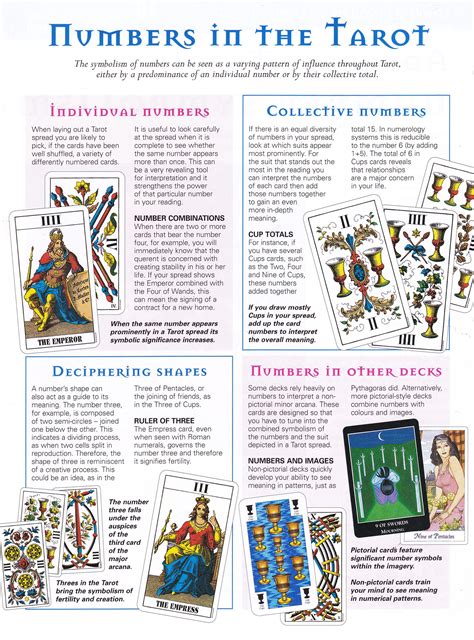 The number 44 carries the energy of the numbers 4 and 8; Numbers in the Tarot | Tarot Cards | Pinterest