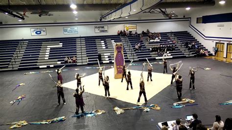 Chhs Winter Guard Competitionclayton Youtube