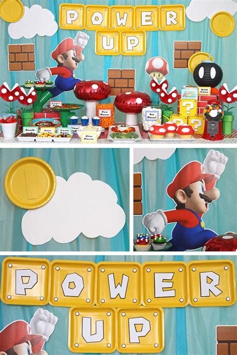 Super Mario Bros Party Ideas Nintendo Birthday Party Super Mario