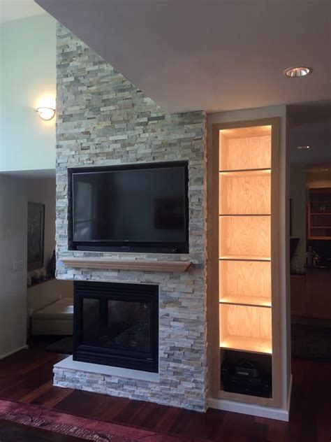 Ledger Stone Fireplace Installation Jr Carpentry And Tile