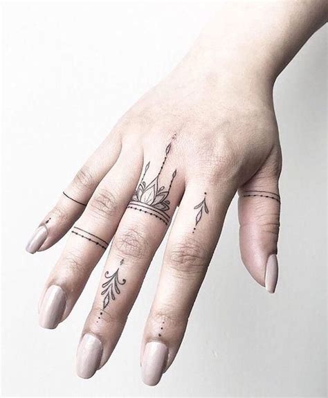 Pin By Alaa Khaled On Henna Finger Tattoo Designs Hand Tattoos For