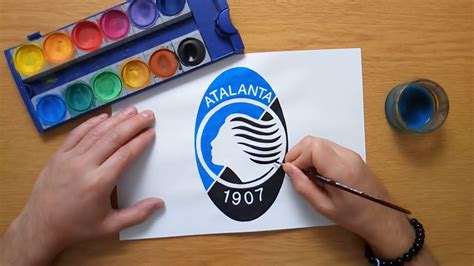 come disegnare il logo di atalanta how to draw the atalanta bc logo serie a youtube