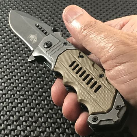 Master Usa 8outdoor Spring Assisted Tactical Folding Pocket Knife Edc