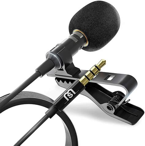 Lavalier Clip-on Lapel Omnidirectional Condenser Microphone For ...