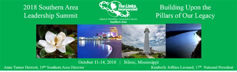 Southern Area Of The Links Incorporated 2018 Leadership Summit