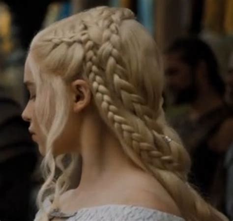 Daenerys Targaryen Hairstyle From Game Of Thrones Season 5 Updo