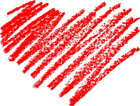 5 Scribble Heart Png Transparent