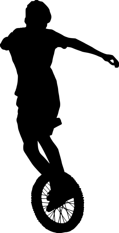 10 Unicycle Silhouette (PNG Transparent) | OnlyGFX.com