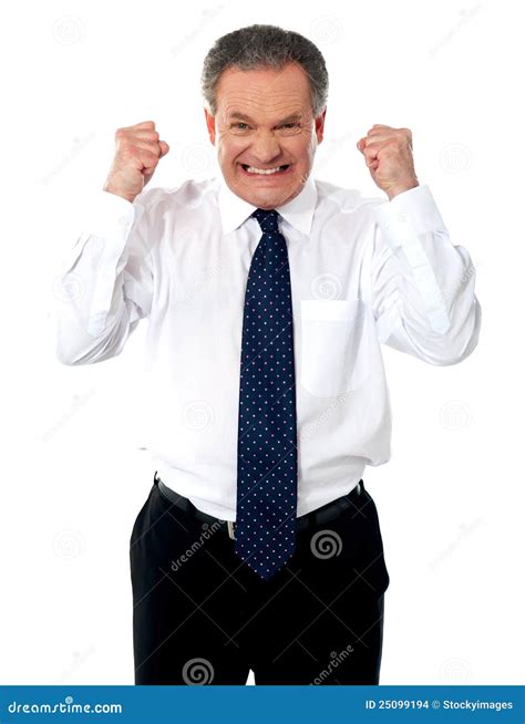 Angry Senior Corporate Man Stock Photo Image Of Disappointment 25099194