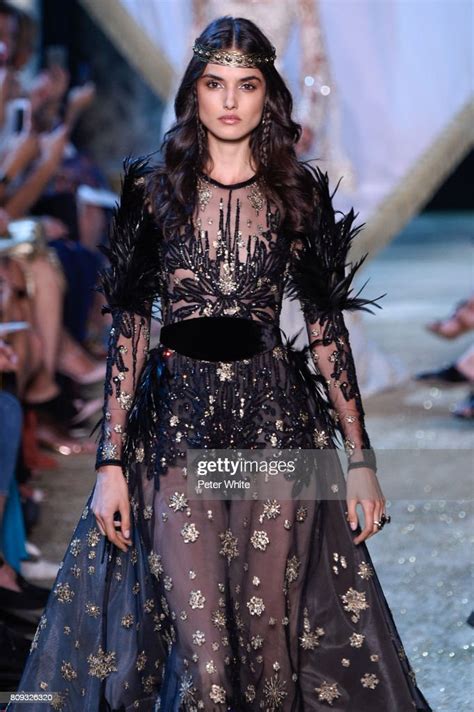 Blanca Padilla Walks The Runway During The Elie Saab Haute Couture