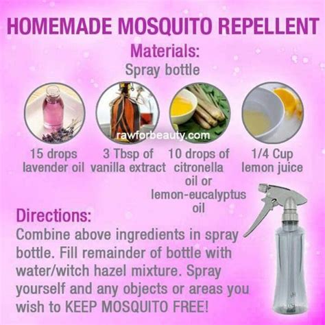 Homemade Mosquito Repellent Recipe Citronella Bug Spray Recipe