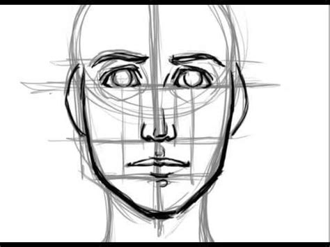 The head and face are made of two types of materials: How to Draw a Face- Basic Proportions - YouTube