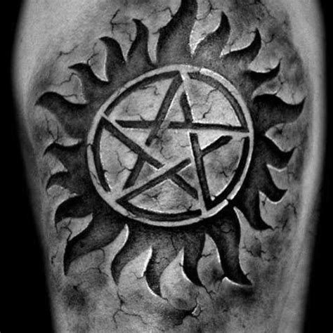 Check spelling or type a new query. 40 Anti Possession Tattoo Designs für Männer - übernatürliche Ideen - Mann Stil | Tattoo | Anti ...