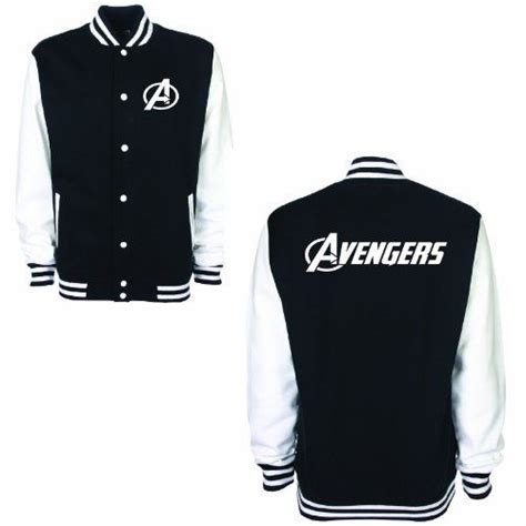 Avengers College Letterman Varsity Jacket Varsity Jacket Jackets