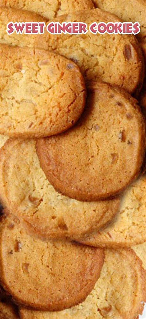 Sweet Ginger Cookies