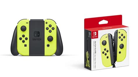 Nintendo Unveils Neon Yellow Joy Con Battery Extension Accessory Aotf