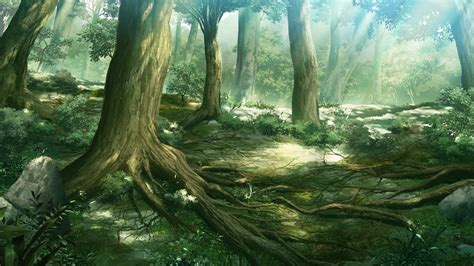 Anime Forest Scenery Wallpaper 7990 Data Src Wfullefe54086 Anime Forest Background