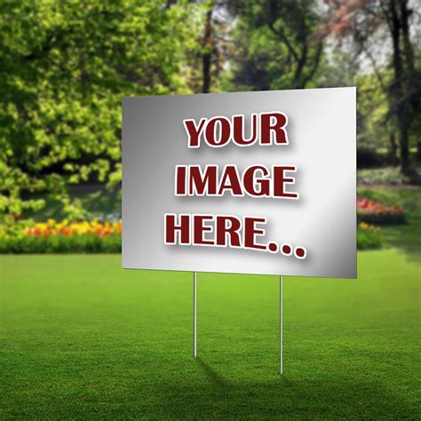 Customizable Yard Sign Artwork For Yard Special Offer With Metal Stakes Uv Print Corrugated
