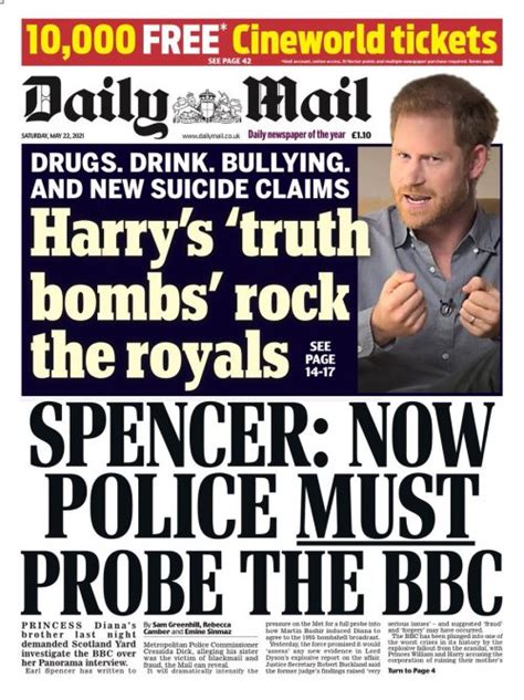 Daily Mail Front Page 7th Of November 2020 Tomorrows Papers Today