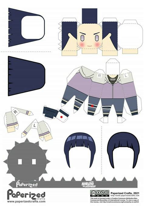 The Paper Doll Is Made To Look Like An Anime Character