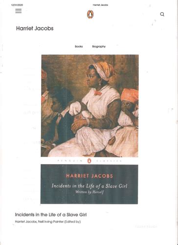 Harriet Jacobs 1813 1897 Teaching Resources