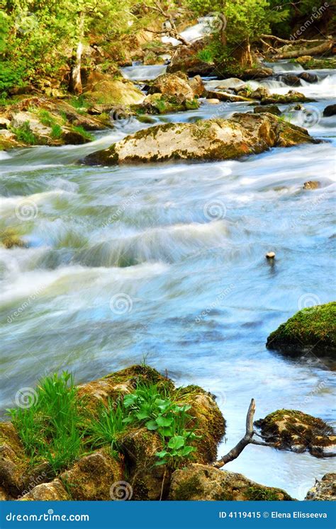 River Rapids Stock Image Image Of River Brook Purity 4119415