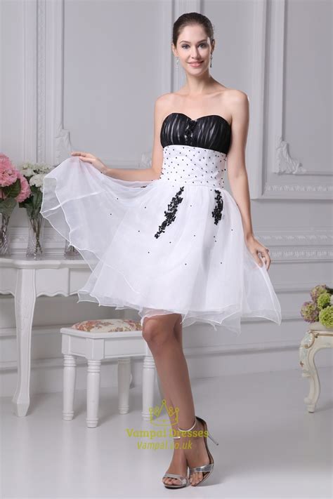 Wedding Dress Short White Black 30 Ideas Of Beautiful Black And White