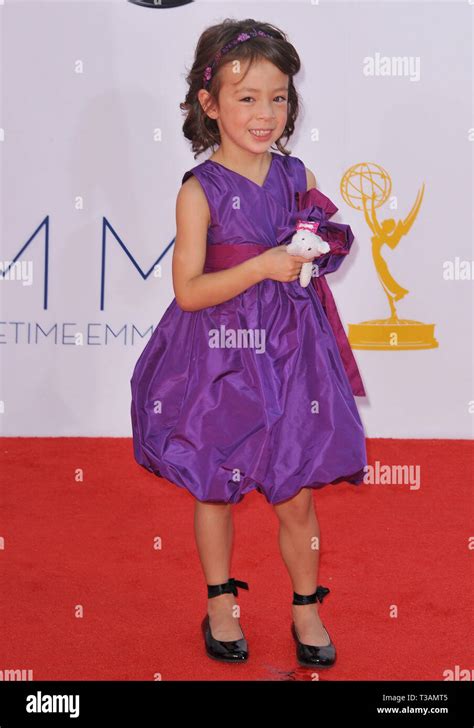 Aubrey Anderson Emmons At 64th Primetime Emmys Arrival At The Nokia