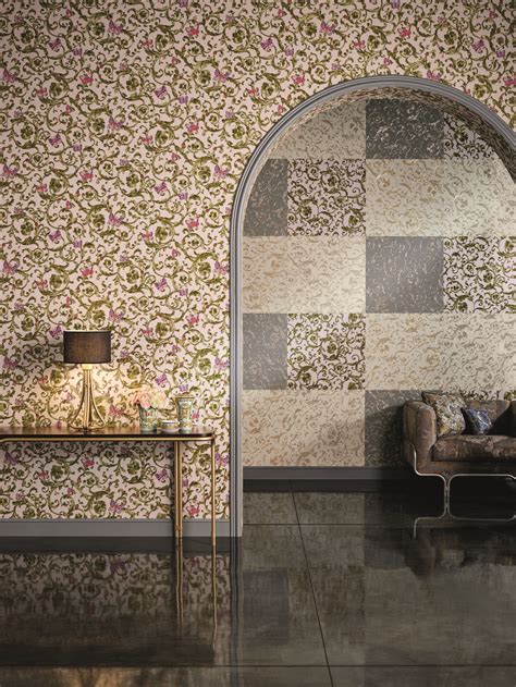 Versace 3 Wallpaper 343265 Butterfly Barocco Architonic